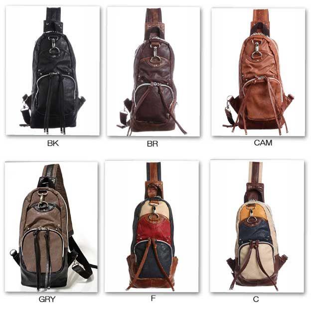 ボディバッグ ワンショルダー 斜め掛け アネロ ランダムシボ合皮ボディバッグ |  | 02