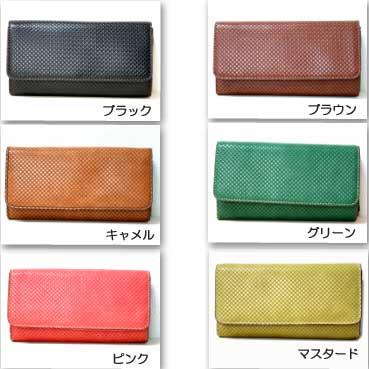 フェイクレザーアコーデオンラップタイプロングウォレット長財布 アネロ　財布 アネロ |  | 02
