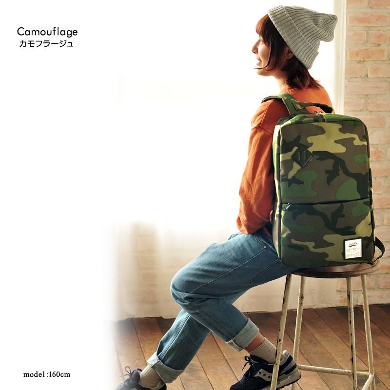 リュックサック アネロ バックパック デイバック ポリキャンバス スクエアビッグリュック 杢調素材がかわいい デイパック |  | 04