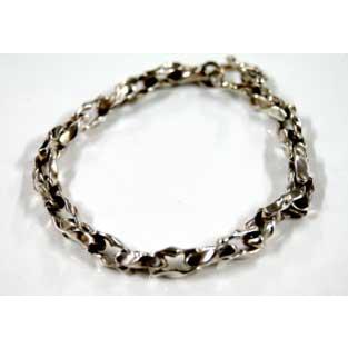 シルバー アクセサリー 925シルバースクリューチェーンブレスレット |  | 01