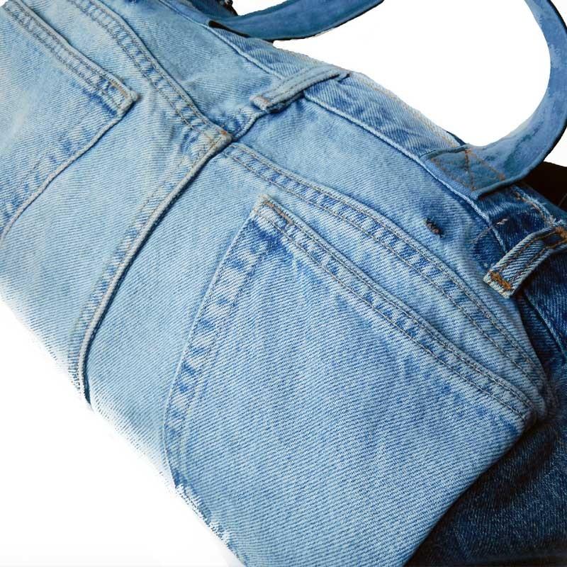 ボストンバック　ターンオーバー USEDデニムジーンズ UK FLAG ユニオンジャック、星条旗 ポケット国旗ロールボストンバック |  | 04