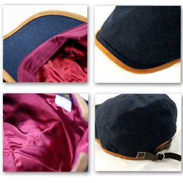 リバーアップ テーピング使い後ろに調節ベルトが付いたウール混のハンティング ハンチング |  | 01