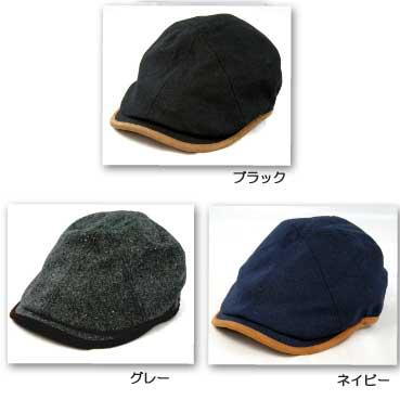 リバーアップ テーピング使い後ろに調節ベルトが付いたウール混のハンティング ハンチング |  | 02