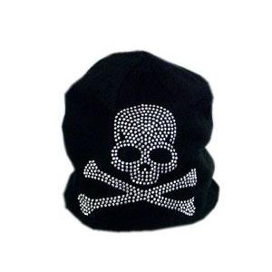 子供帽子 ドクロキッズ ラインストーンスカルドクロ ワッチキャップ |  | 01