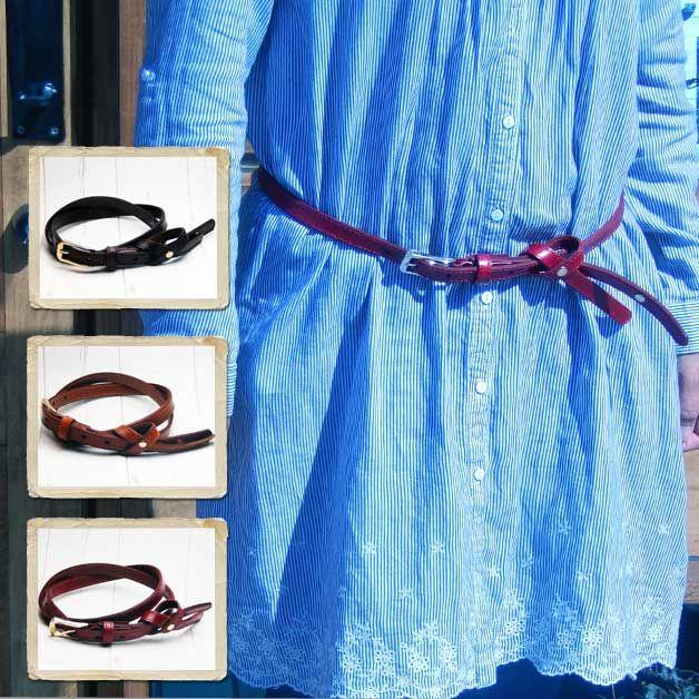 ワンオンワン ランスルーループレザーベルト | 