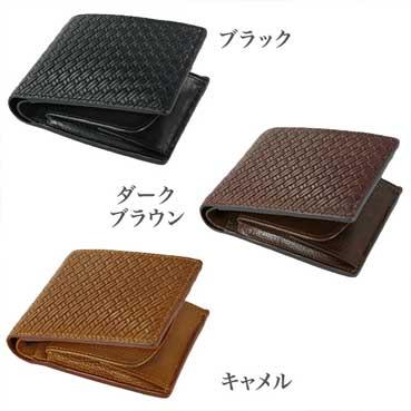 折り財布 革財布 メッシュ コスタリベルタ メッシュ型押し二つ折り財布  オイルレザー ショートウオレット |  | 02