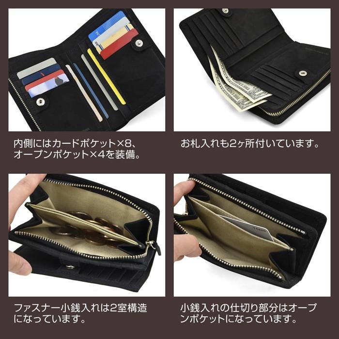 財布 革財布 コスタリベルタUSAヌバックラウンドLジップショート財布 |  | 01