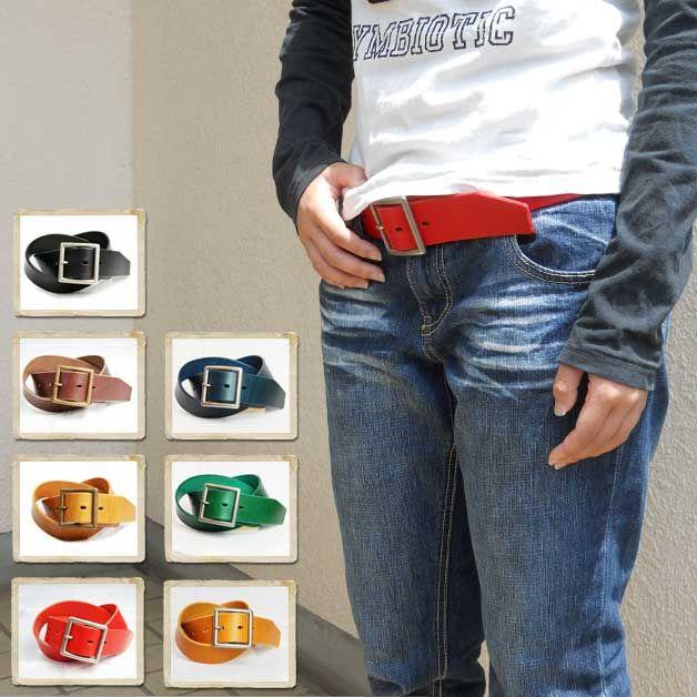 ベルト 革 ダディー  メンズ カジュアルアンティーク調オイルレザーと中古感たっぷりのバックルがいいダディー のギャリソンベルト ウェスタンベルト | 