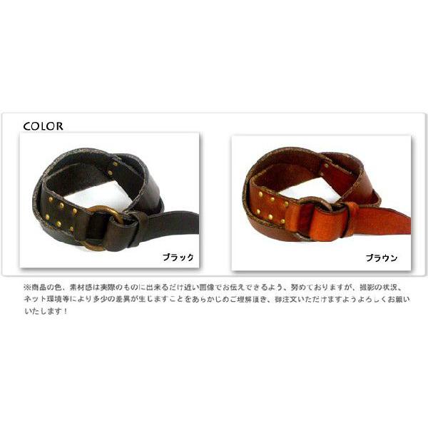 Dady/ベルト/革/本革/メンズMEN'Sカジュアル/オイルビンテージレザーリングバックルベルトbelt革皮レザービジネス/日本製 |  | 02