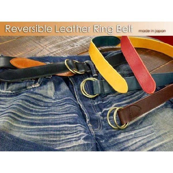 Dadyベルト メンズ カジュアルリバーシブルレザーリングベルト日本製 | 