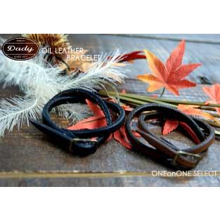 ブレスレット バングル 革小物ダディー タンニンレザー2重巻きブレス日本製 | 