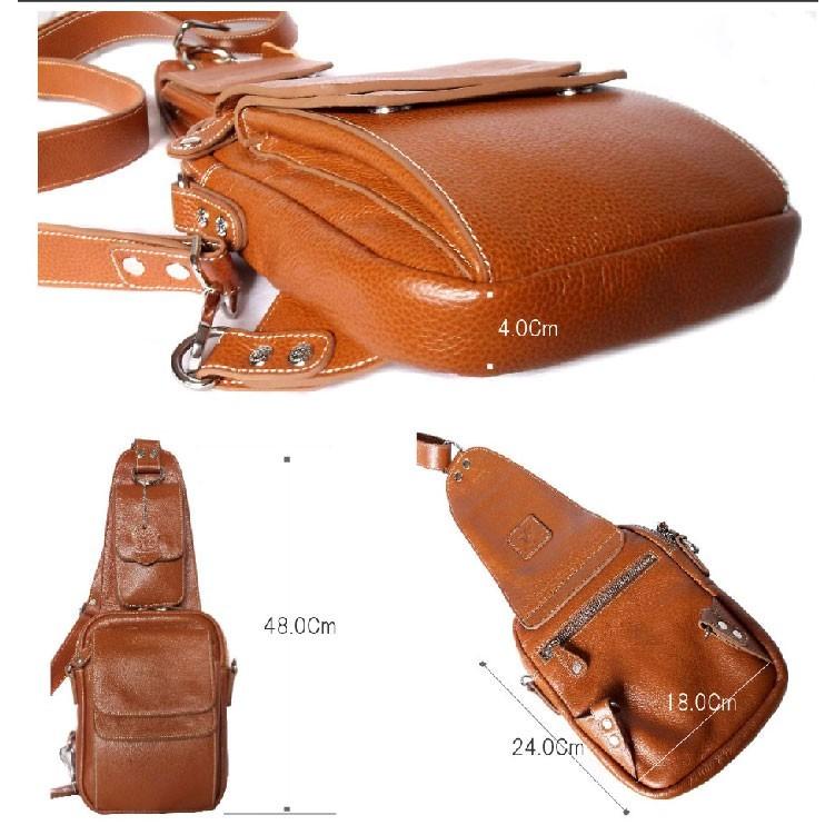 バッグ/鞄/カバン/革/本革/Deep/Zone/斜め掛けメンズシュリンクレザーフラップボディバッグ/革ワンショルダー楽ギフ_包装 |  | 04