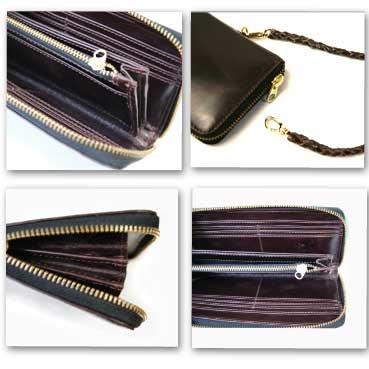 長財布  革 ディープゾーン イタリアンレザーラウンドファスナーロングウオレッ |  | 01