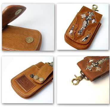 ベルト メンズ 通販革 ディープゾーン リアルレザークロススネークスマートフォンケース iphone日本製 |  | 01