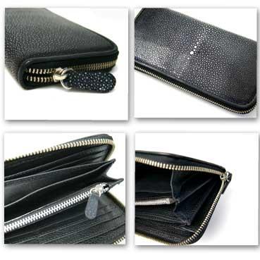 長財布/Deep Zoneスティングレーラウンドウオレット |  | 01