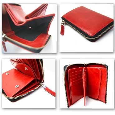 折り財布  ディープゾーン イタリアンレザーラウンドファスナーショートウオレット |  | 01