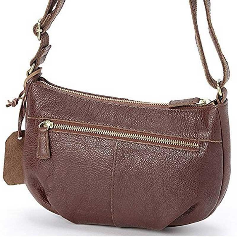 ショルダーバッグ 革 フェス カウレザーちょっぴり小ぶりなバナナ型ショルダーバッグ レディース カウレザー 斜めがけ 47985 sarai |  | 05