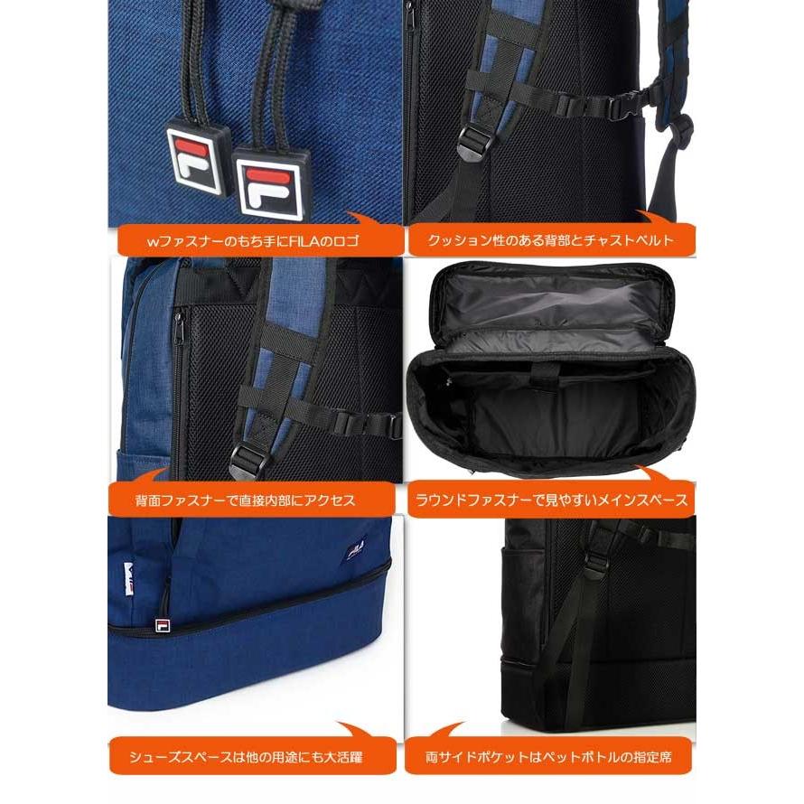 リュックサック バックパック デイパック フィラ FILA プリモ スクエアリュック リュック  29L A3 7528 |  | 01