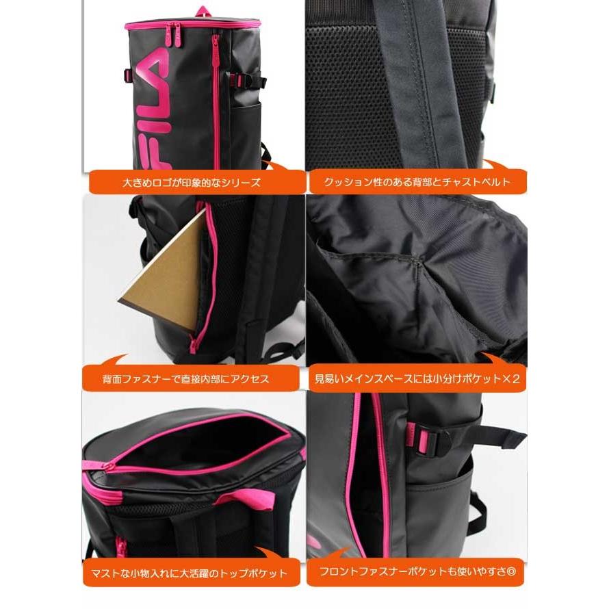 [FILA(フィラ)] ボックスリュックサック シグナルシリーズ TPU加工 21L 男女兼用 fl-7576 レディース メンズ |  | 01