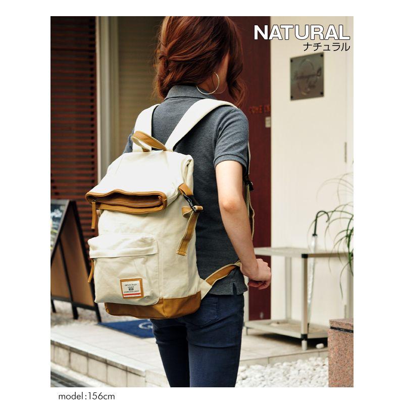 ギャブラー Gab・Bler口折れスクエアキャンバスリュックサックGB009 |  | 03