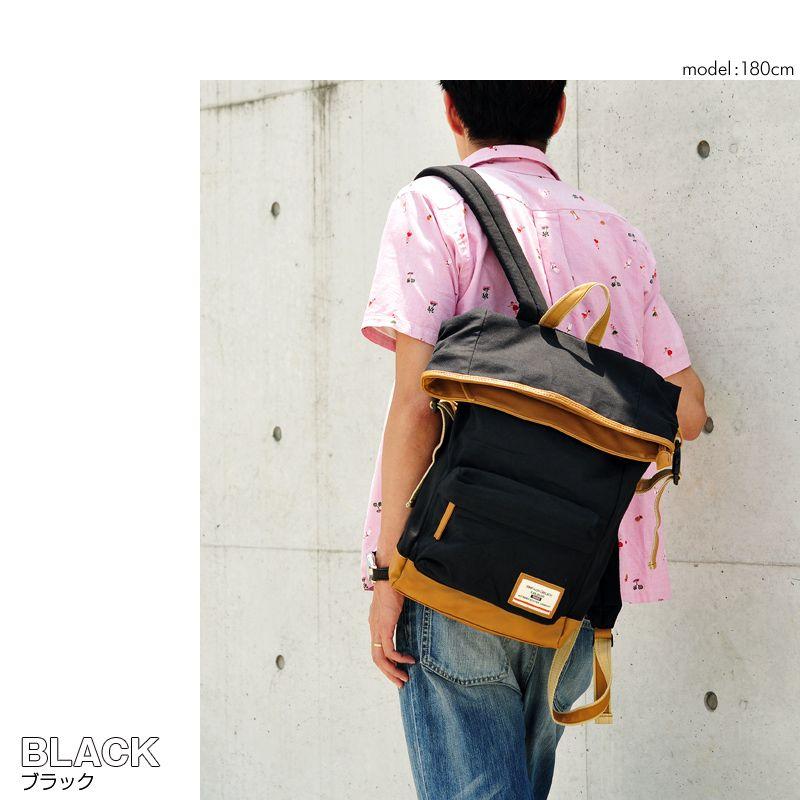 ギャブラー Gab・Bler口折れスクエアキャンバスリュックサックGB009 |  | 04