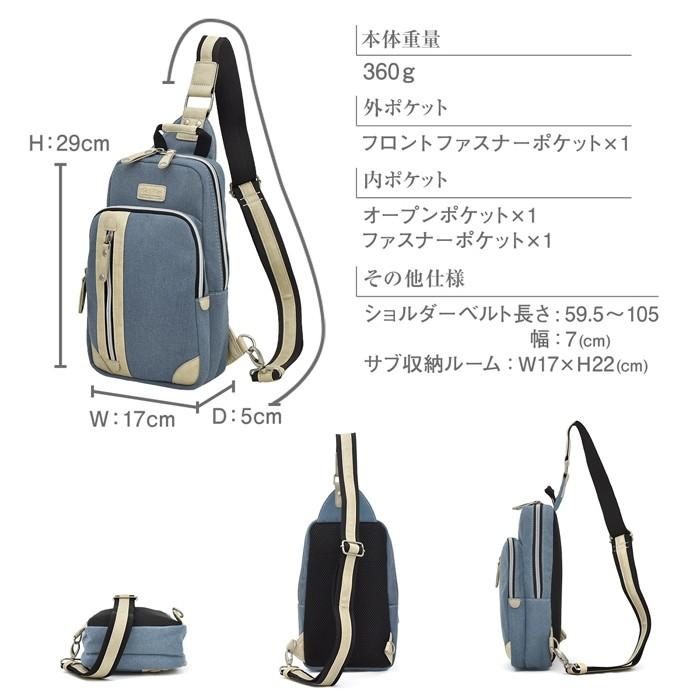バッグ メンズ レディース 人気 ブランド ユニセックス 通勤 通学 旅行 お出かけ ギャブラー デニムボディバッグ ワンショルダー 男女兼用 |  | 05