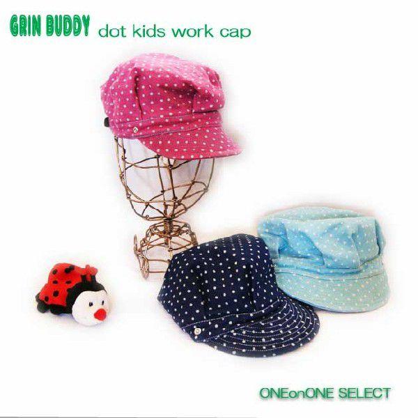 ワンオンワンセレクト Grin Buddy キッズドットワークキャップAL | 