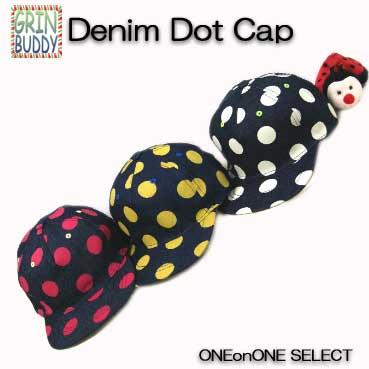 ワンオンワンセレクト Grin BuddyデニムドットキャップAW | 