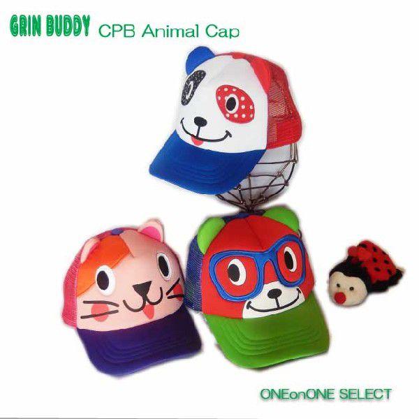 ワンオンワンセレクト Grin Buddy お耳が可愛いアニマルメッシュキャップ | 