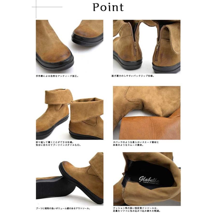 ONEonONE SELECT グラベラ glabella PUレザー バックジップ ロングブーツ |  | 01