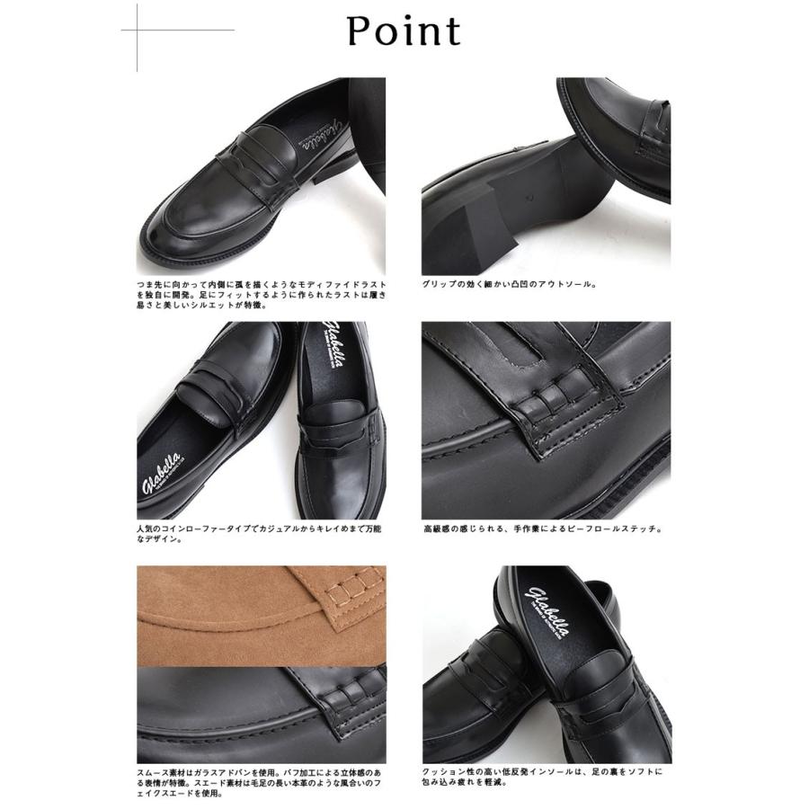 メンズ 靴 男性 シューズ スリッポン ローファー グラベラ コインローファー メンズ ローファー ペニーローファー シューズ |  | 02