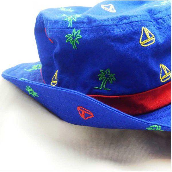ワンオンワンセレクト Grin Buddy Sea Sult hatヨットとやしの木の刺繍が可愛いコットンハットSS |  | 04