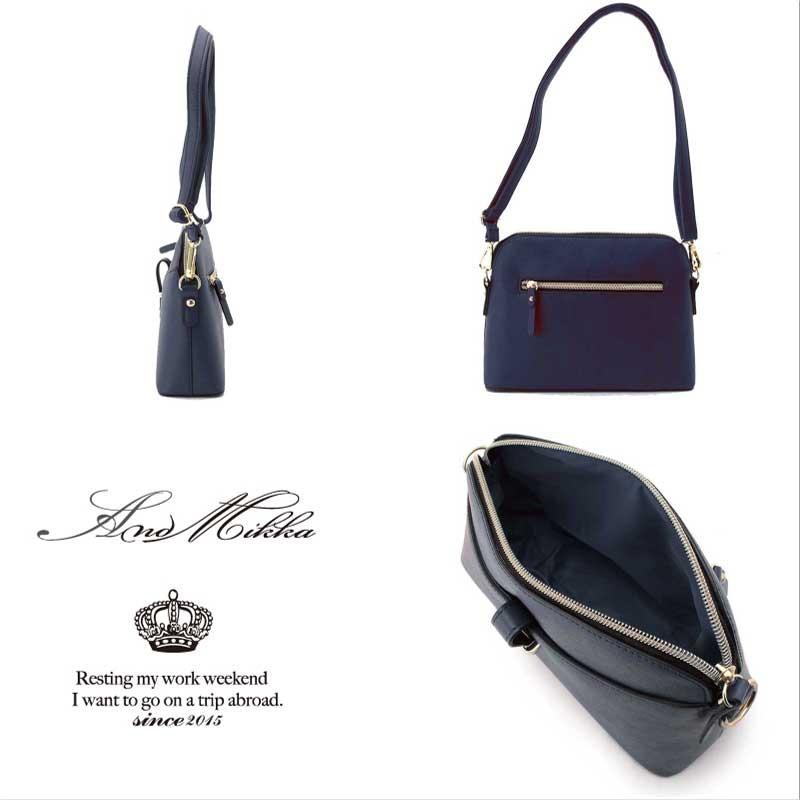 ショルダーバッグ アネロ ウエストバック アンドミカ 角シボスクエアクラッチアンドショルダー2wayバッグ |  | 01