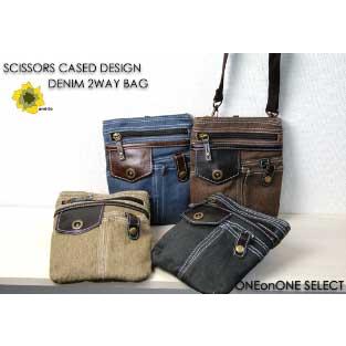 メンズバッグ 通販アネロ デニムシザーケースデザインチョークバッグ |  | 01