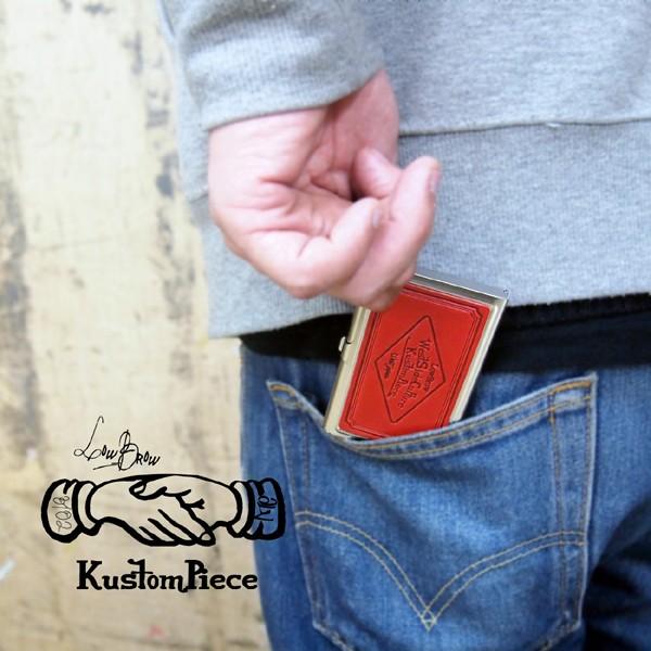 カードケース 革 本革 KUSTOM PIECE 名刺 カードケース 日本製 楽ギフ_包装 |  | 03