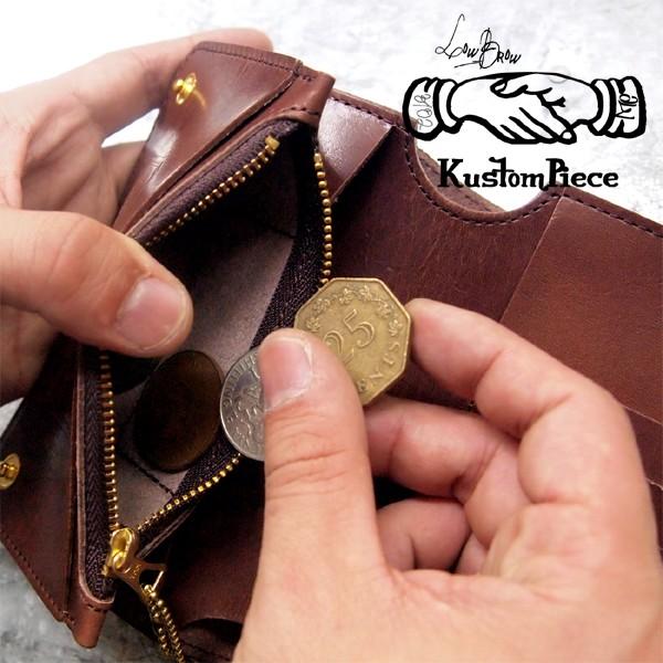 財布 ウォレット 革 KUSTOM PIECE タグ付ミドルウォレット姫路レザー日本製 |  | 03