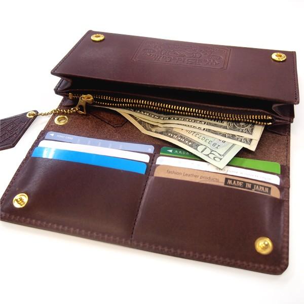 長財布 ロングウォレット 革 KUSTOM PIECE タグ付ロングウォレット姫路レザー日本製 |  | 03