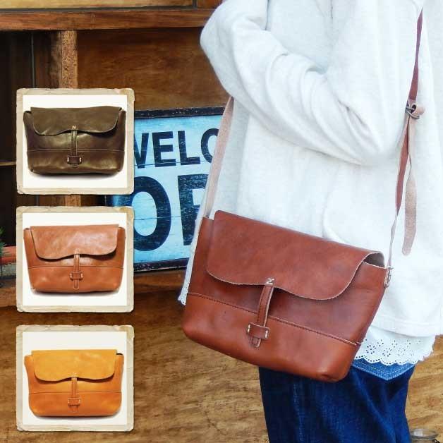 Lien/栃木ショルダーバッグ/レディース/斜めがけ/おしゃれ/かわいい/メンズ/牛革/本革/軽い/日本製 | 