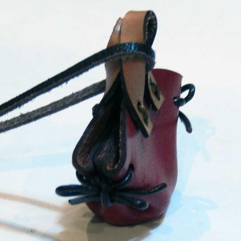 リアン ミニチュアハンドメイドレザーバッグネックレス 牛革 日本製 |  | 04