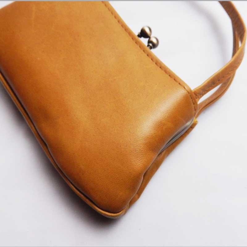 リアン ホースレザーミニ手提げポーチ 親子がま口 日本製 |  | 03