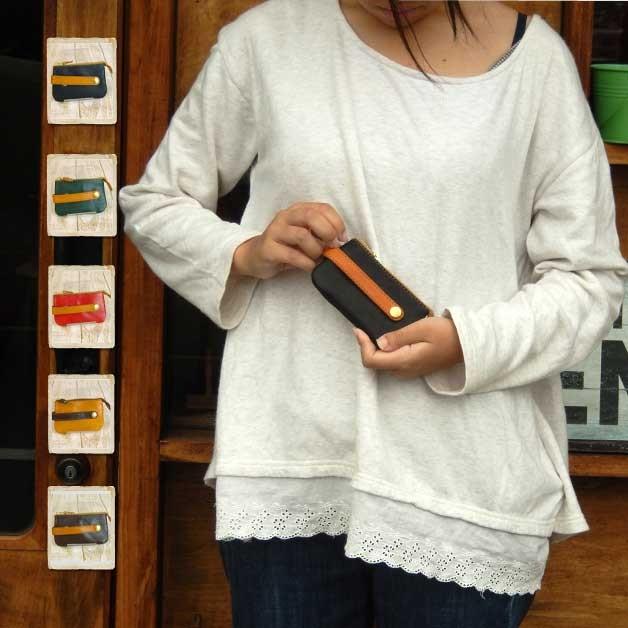 リアン ベリーファスナー栃木レザーキーケース レディース かわいい 日本製 キーホルダー プレゼント ギフト メンズ 本革 スマートキー クリスマス 記念日 | 