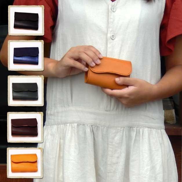 リアン 栃木レザーベリー３つ折りコンパクトウォレット 本革 メンズ レディース 本皮 ナチュラル 牛革 札入れ 日本製 | 