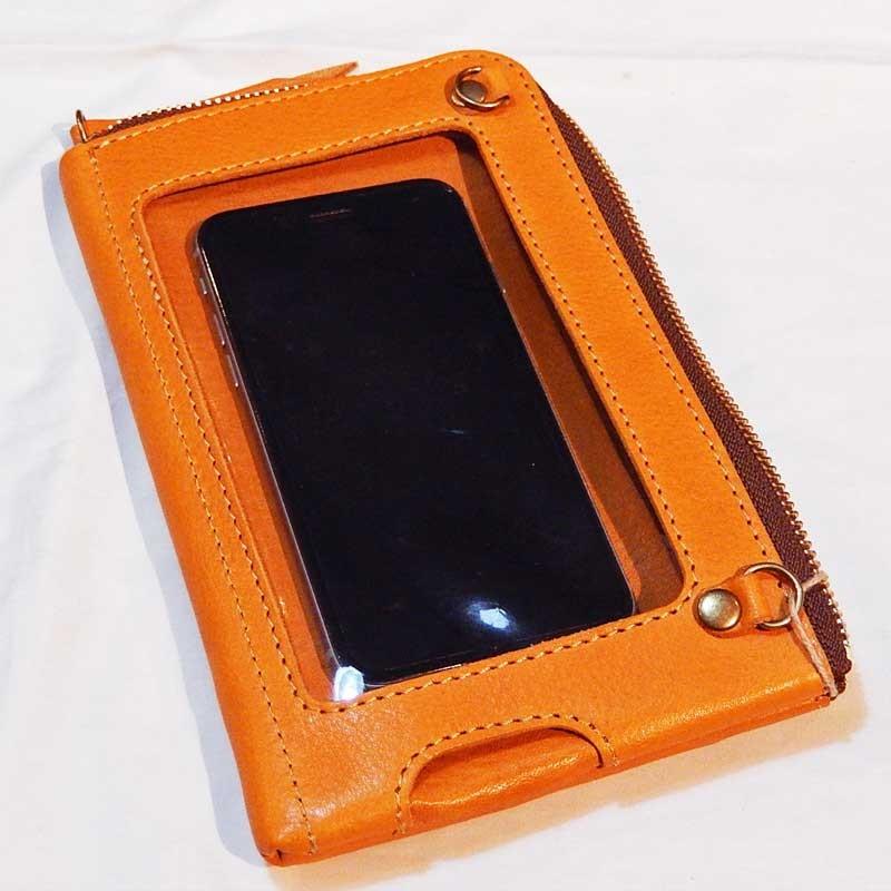 リアン ヴォーノモバイルマルチショルダー スマホケース 牛革 日本製 お財布ポシェット ウォレットショルダー スマホ収納 |  | 03