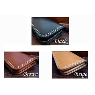 長財布 ロングウォレット 革 3色展開 クイッター オイルヌメ革Wステッチ長財布BOX付日本製 |  | 02