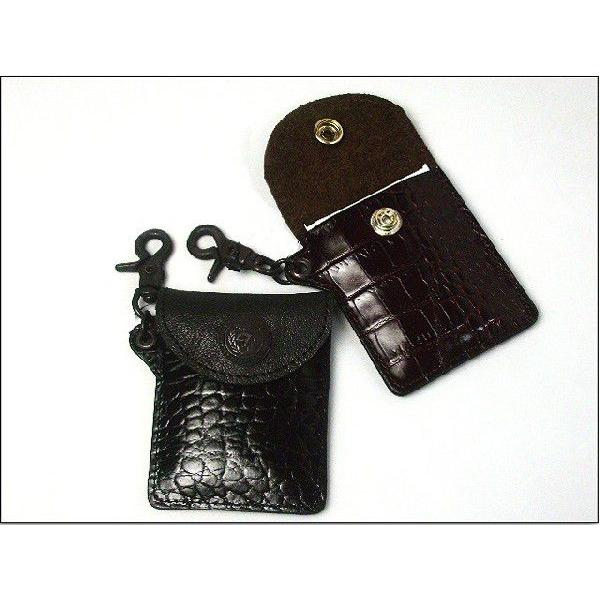 クロコ型押しレザー携帯灰皿日本製 | 