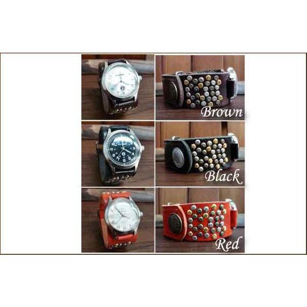 腕時計 通販 レザー腕時計 クイッター クイッタ― brプレススタッズウォッチ日本製 |  | 01