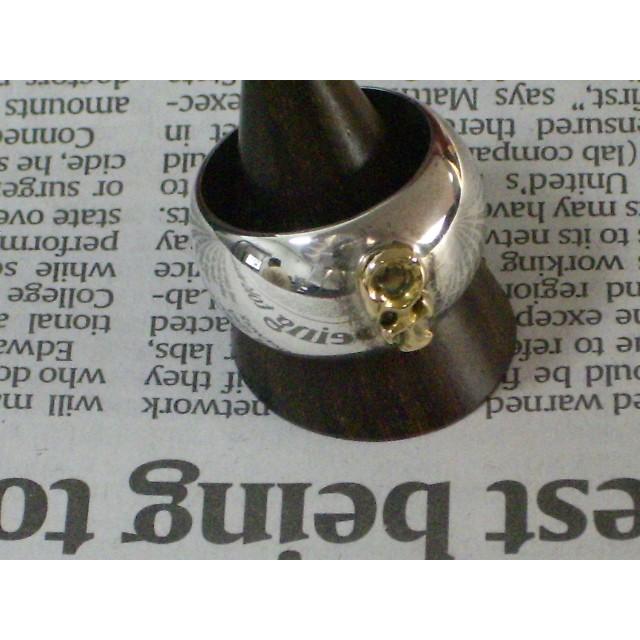 シルバーリング ソウルフェティッシュ MONE YIN 18K : Zero