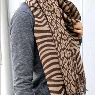 アニマルプリントストール | 