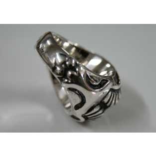 メンズアクセサリー シルバー通販 925シルバーとオニキスのリング スター シルバーリング |  | 01