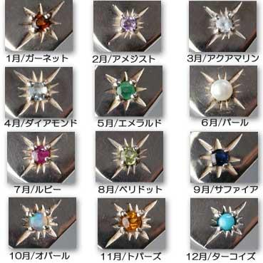 925スターリングシルバープレートペンダントトップ誕生石 |  | 02